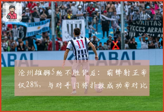 沧州雄狮5轮不胜背后:前锋射正率仅28%,与对手门将扑救成功率对比